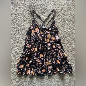 Flowy floral tank top